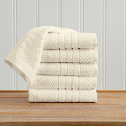 Premium Cotton Checkered Jacquard Towel for Bath