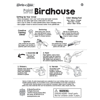 Kit de peinture pour nichoir à oiseaux