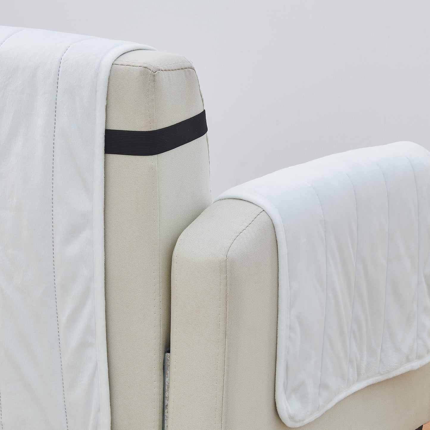 Velvet Furniture Protector And Elastic Cover