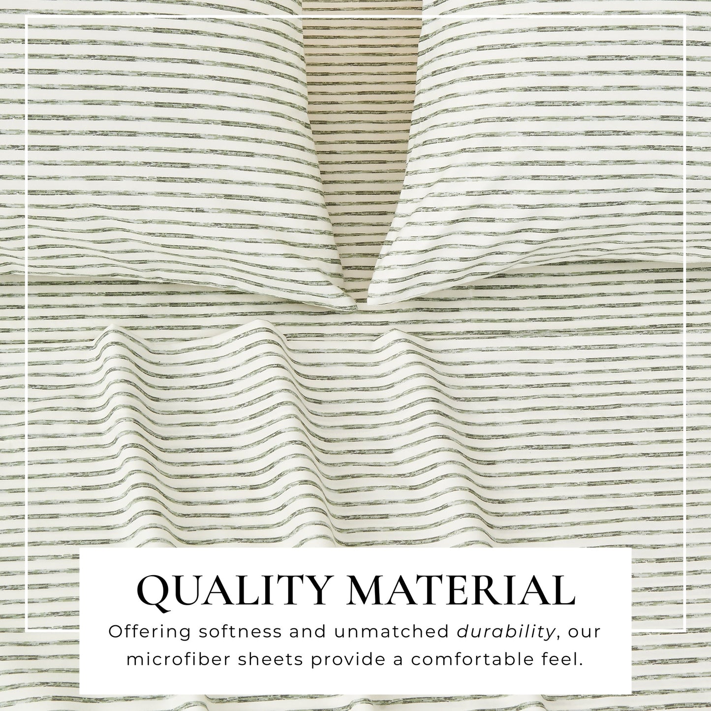 The Striped Microfiber Sheet Set and Soft Finish