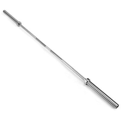 DirectDeals 1000 lbs weightlifting barbell chrome steel bar with knurled grip and collars on Tampa Home & Garden Store