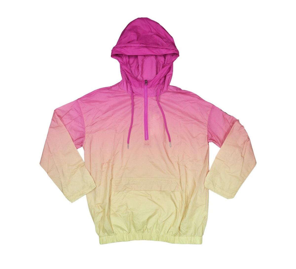 Calvin Klein Jeans ombre water-resistant hooded rain jacket pink-yellow gradient new with tags on Tampa Home & Garden Store