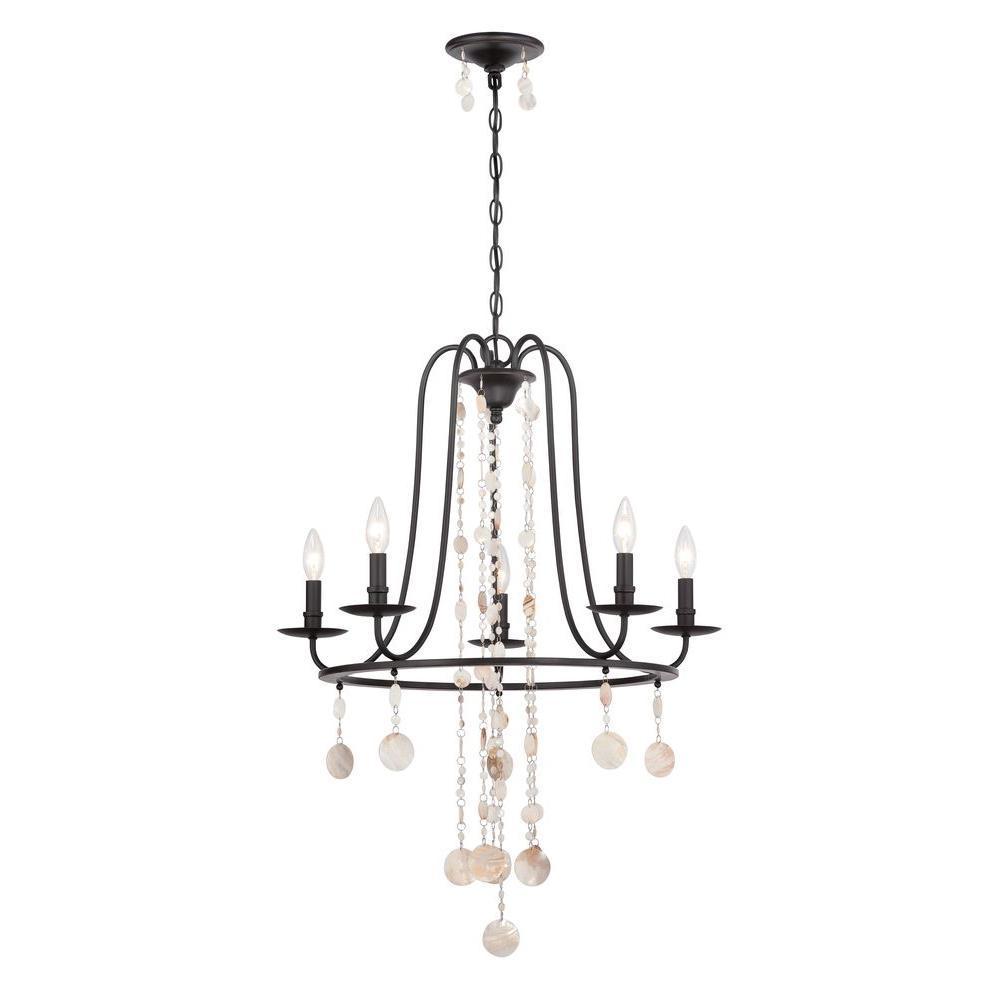 Matira 5 Light Oil Rubbed Bronze Chandelier