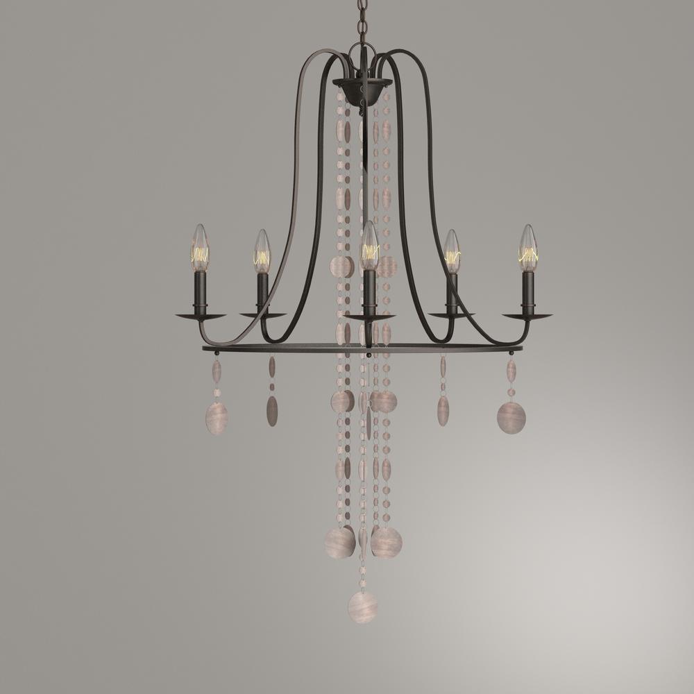 Matira 5 Light Oil Rubbed Bronze Chandelier