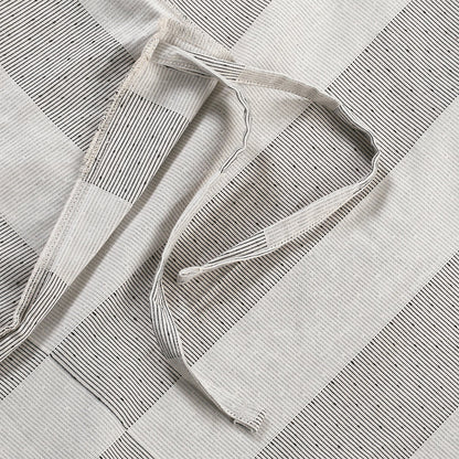 Duvet cover set Nate Berkus broken dobby stripe, light gray with black stripe, Vanessa Jane on Tampa Home & Garden Store