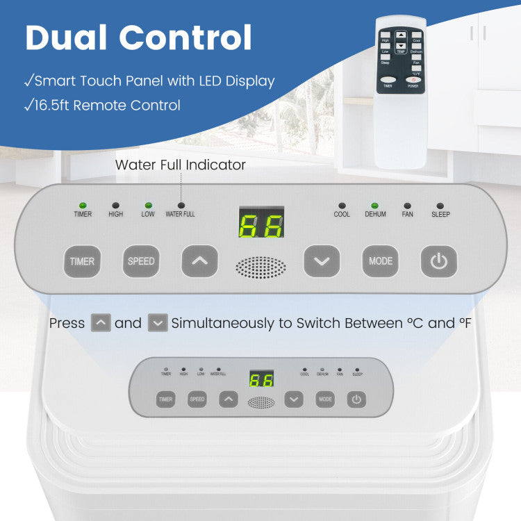Aire acondicionado portátil de 5000/6000 BTU (SACC)