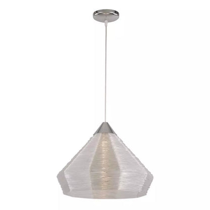Trans Globe One Light Polished Chrome Pendant