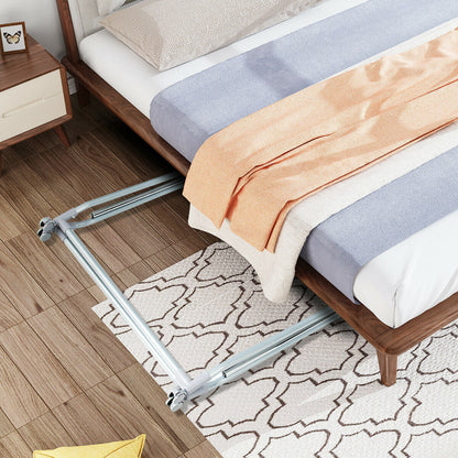 Perchero resistente, extensible y plegable con barra para colgar