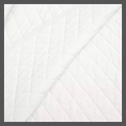 Lush Decor Ava Diamond Cotton Quilt Set full/queen white quilt with diamond quilting on Tampa Home & Garden Store