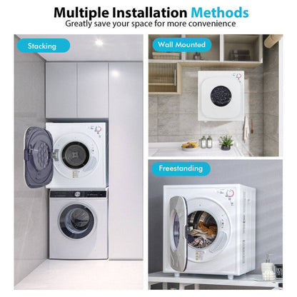 Secadora compacta de 1500 W con control táctil