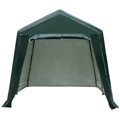 Cochera Exterior con Paredes Laterales y Cubierta Impermeable Antidesgarro - 1.8 x 2.4 m