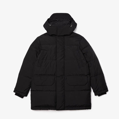 the Long Water Repellent Men Detachable Puffer