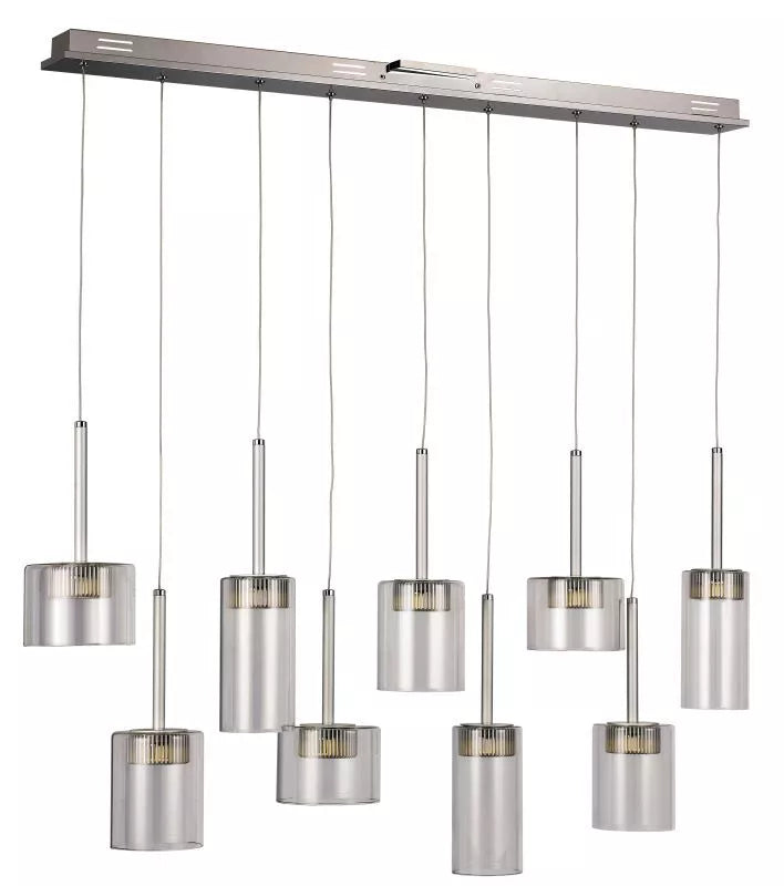 Trans Globe 9 Light Led Polished Chrome Sconce