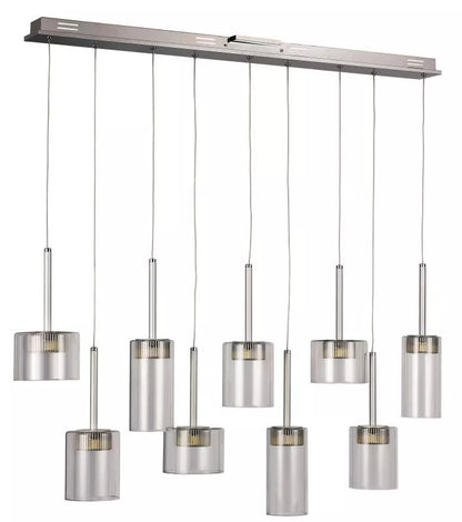 Trans Globe 9 Light Led Polished Chrome Sconce