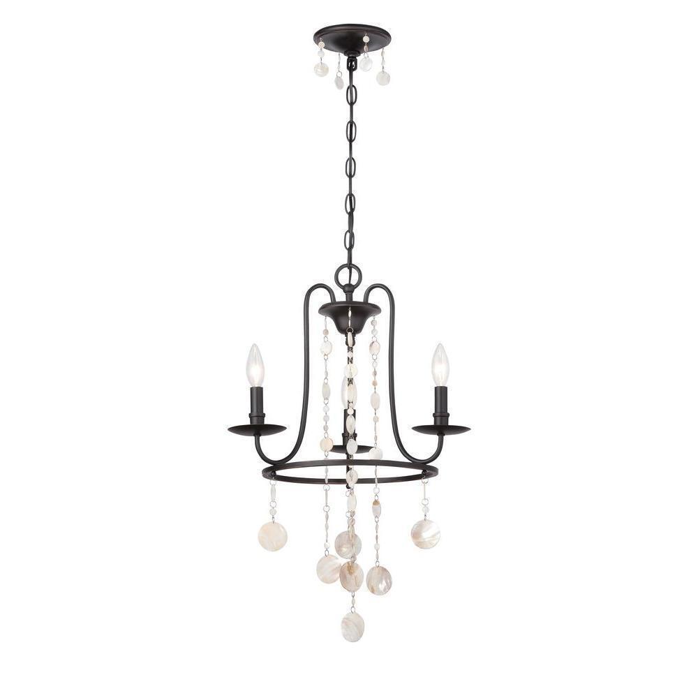 Matira 3 Light Oil Rubbed Bronze Chandelier