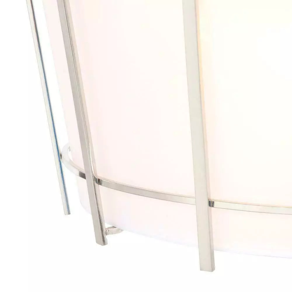 World Imports Lighting 3074-37 Fensu 3-Light Pendant, chrome finish, frosted white shade on Tampa Home & Garden Store