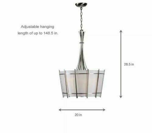 Fensu 3-Light Pendant w shade World Imports Lighting, metal lantern fixture on adjustable chain on Tampa Home & Garden Store