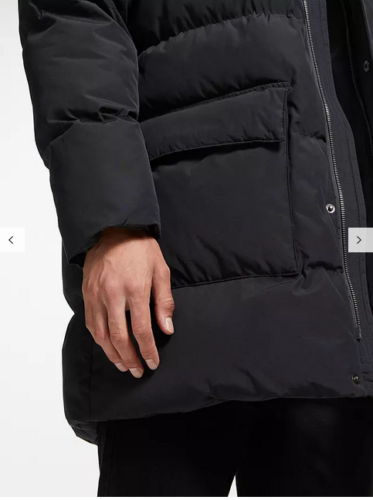 the Long Water Repellent Men Detachable Puffer