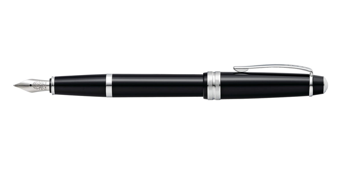 Bailey Light polished black resin fountain pen with extra-fine nib by A.T. Cross on Tampa Home & Garden Store