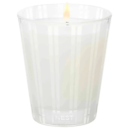 Nest New York Grapefruit Candle in a clear faceted glass jar with white wax on Tampa Home & Garden Store