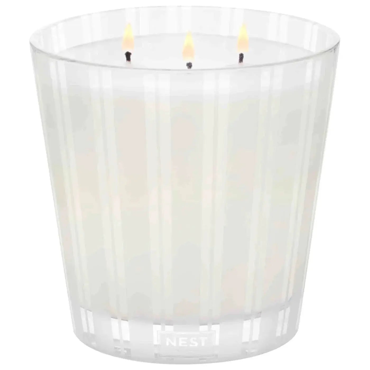 Nest New York Grapefruit Candle in frosted glass tumbler with three wicks on Tampa Home & Garden Store
