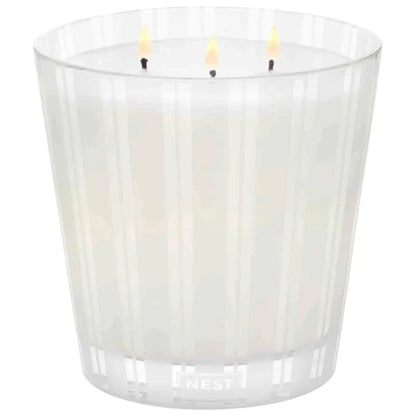 Nest New York Grapefruit Candle in frosted glass tumbler with three wicks on Tampa Home & Garden Store