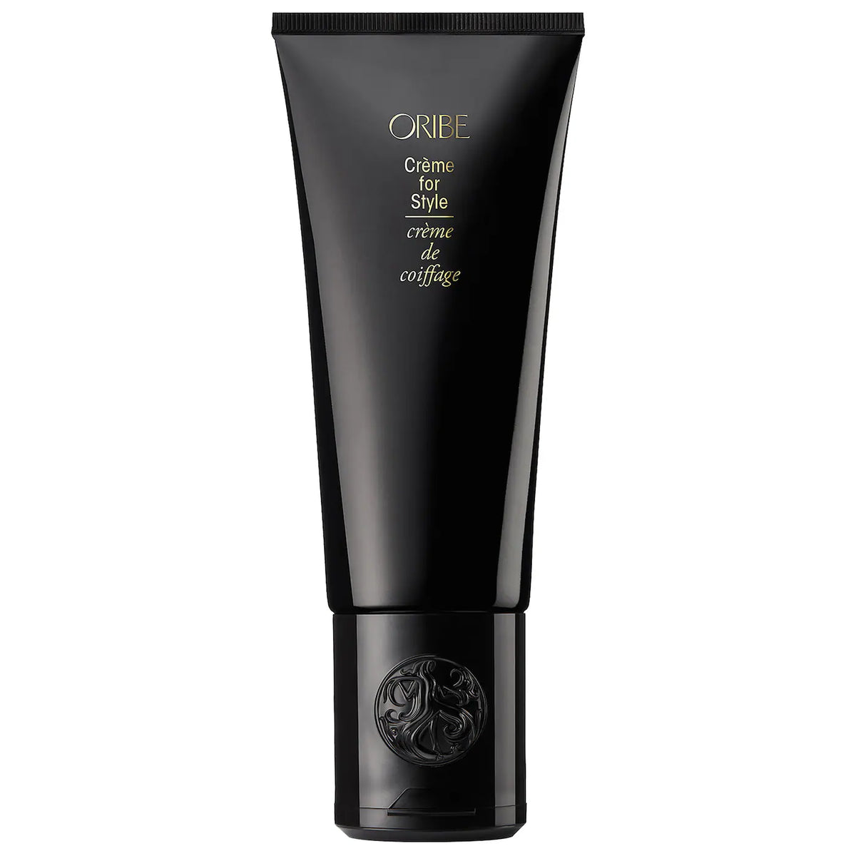 Oribe Crème For Style hair styling cream tube, black glossy packaging with gold lettering on Tampa Home & Garden Store