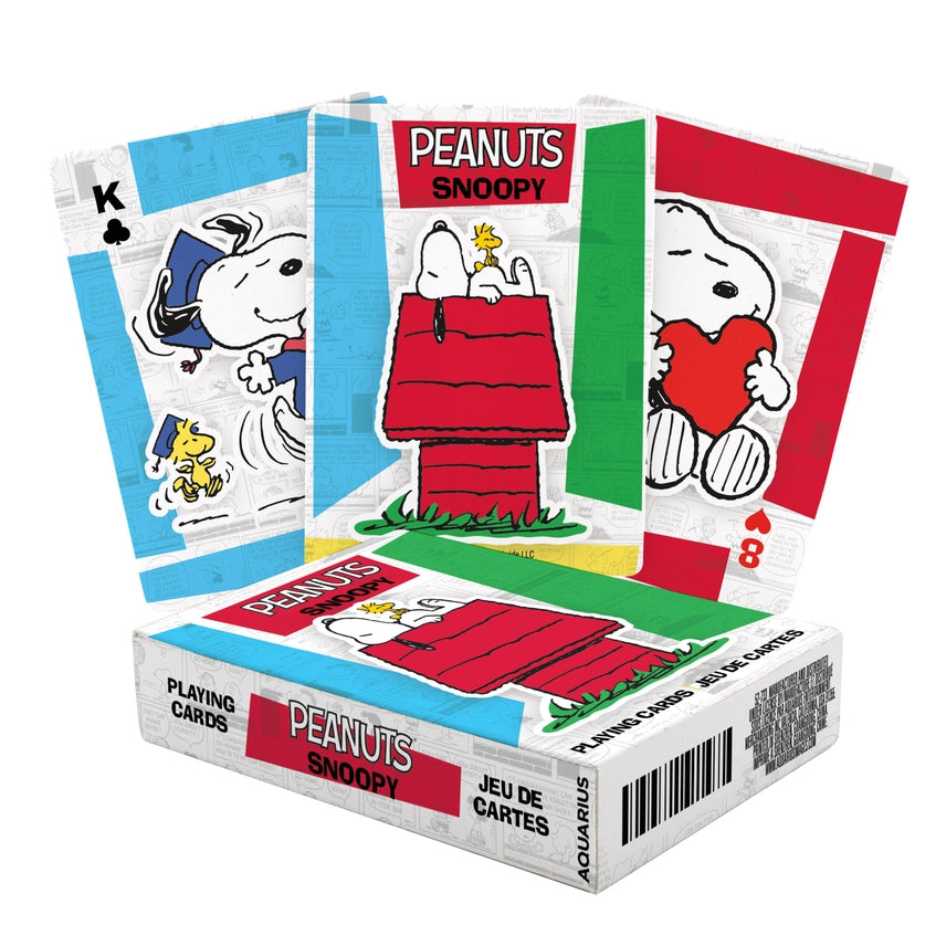 Peanuts Snoopy Playing Cards deck with illustrated panels by Country Christmas Loft on Tampa Home & Garden Store