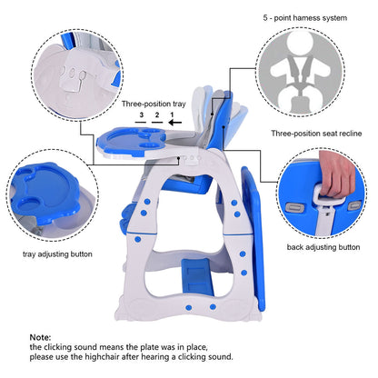 3 in 1 Infant Table and Chair Set Baby High Chair
