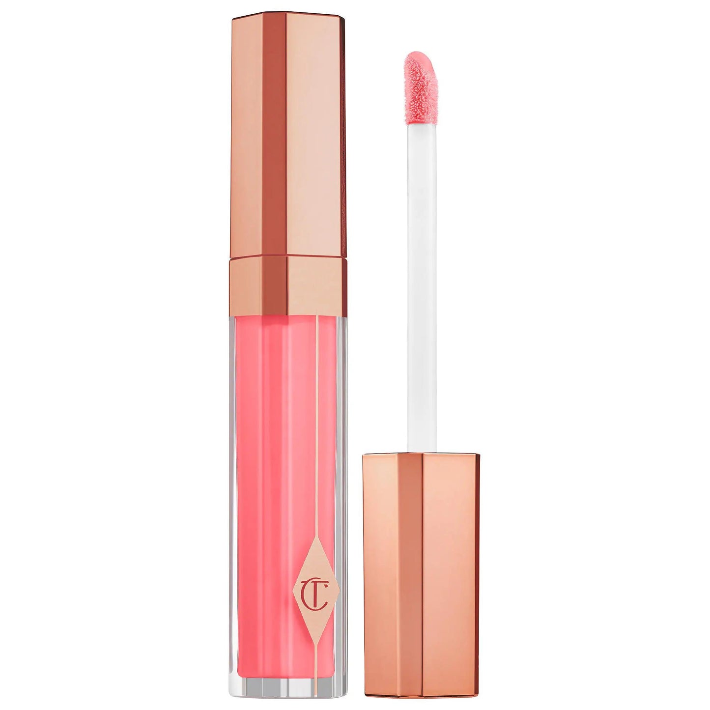 Lip Lustre lip gloss Beauty Care Bag with rose-gold cap, clear tube and applicator wand on Tampa Home & Garden Store