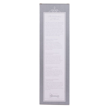 Slim Advent Candle 4 Piece Set