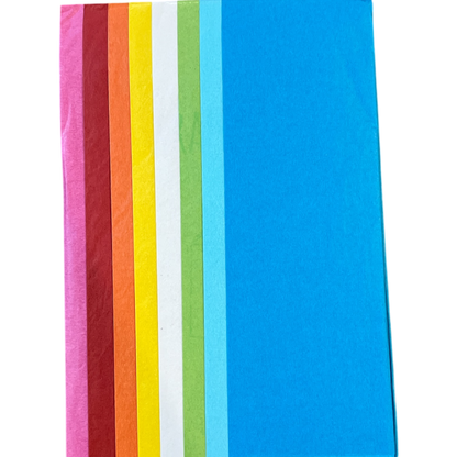 Paquet de mouchoirs multicolores