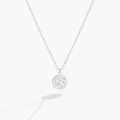 Sagittarius Zodiac Necklace by ALEX AND ANI with silver chain and crystal pendant on Tampa Home & Garden Store