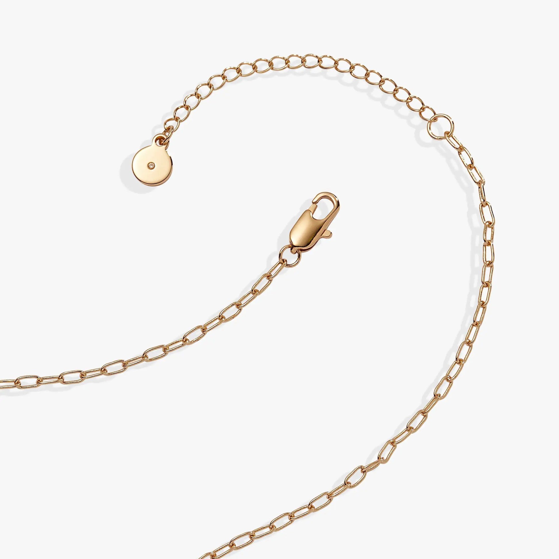 Divine Guides St. Christopher Pendant Necklace rose gold-tone disc pendant on linked chain on Tampa Home & Garden Store