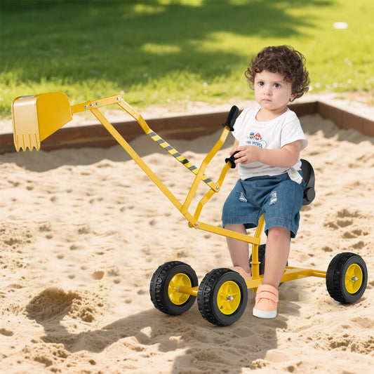 Sand Digger for Kids with 2-Handed Controls and Flexible Shovel - Tampa Home & Garden Store