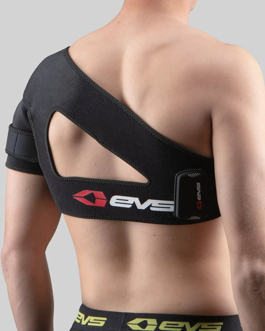 SB02 Shoulder Support black neoprene with adjustable closure and Velcro strap EVS Sports on Tampa Home & Garden Store