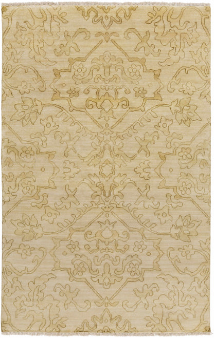 Area rug Schererville beige floral medallion pattern Boutique Rugs, clearance on Tampa Home & Garden Store