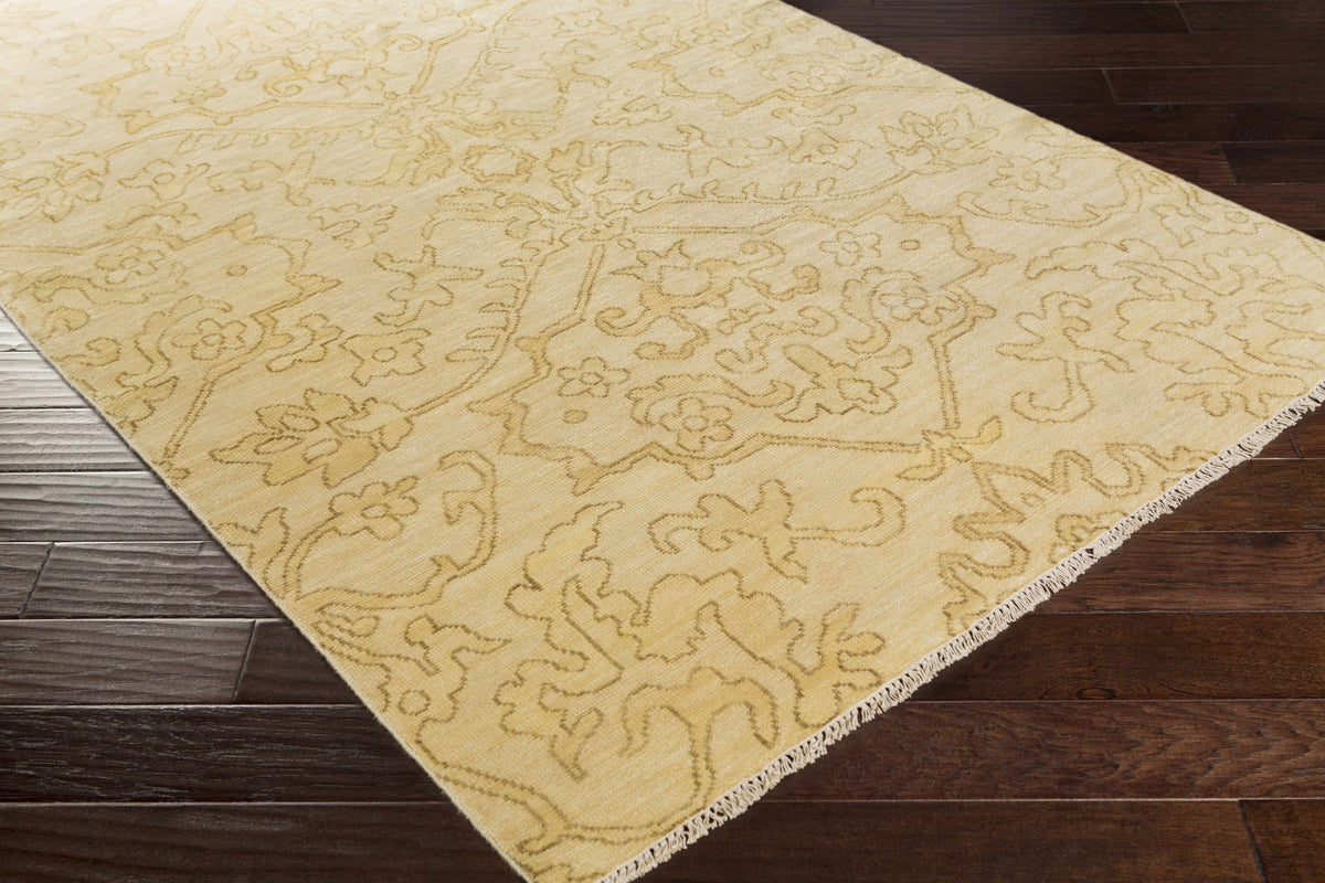 Schererville Area Carpet - Clearance rug beige floral scroll pattern Boutique Rugs area rug on Tampa Home & Garden Store