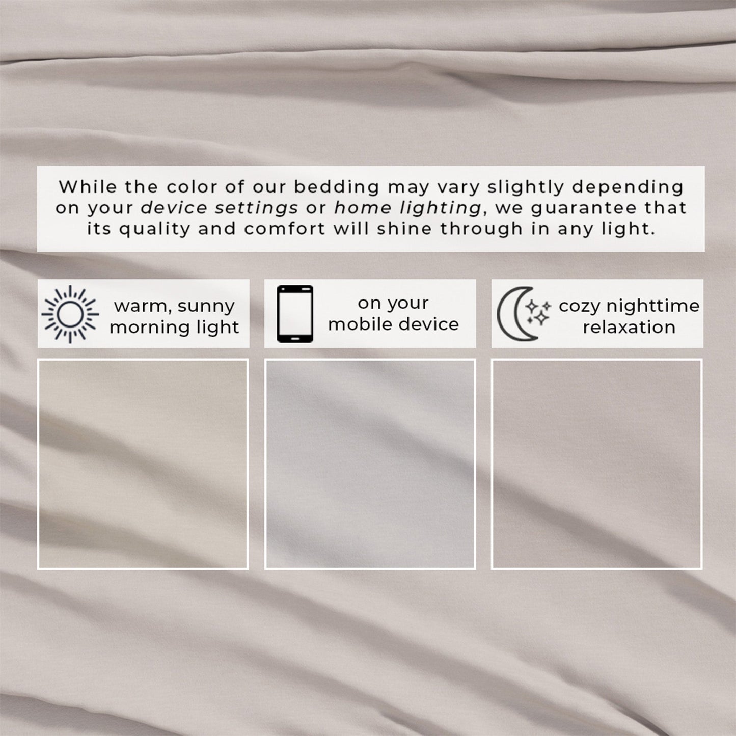 Heathered Jersey and Cotton Blend Bed Sheets