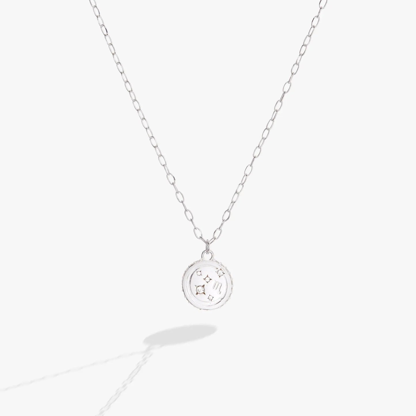 Scorpio Zodiac Pendant with Crystal Accents