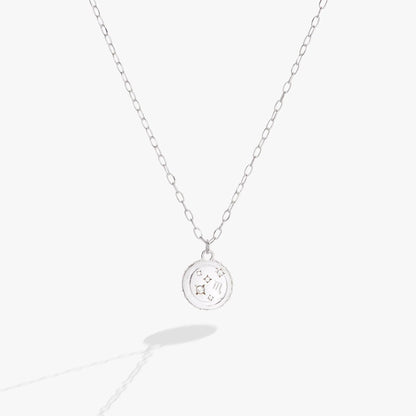 Scorpio Zodiac Pendant with Crystal Accents