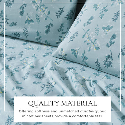 Watercolor Floral Sheet Set and a Pillowcase