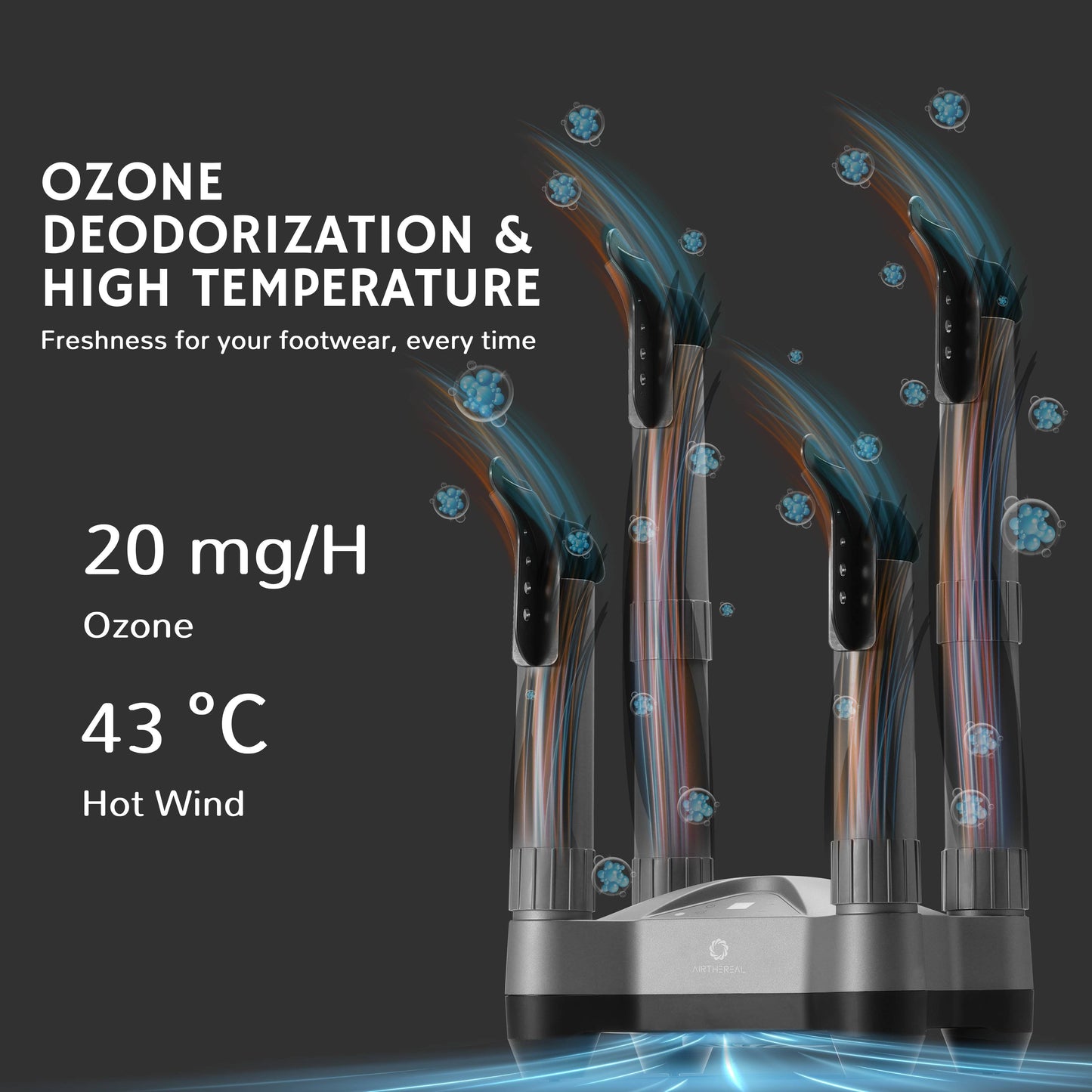 Sèche-chaussures et bottes SD20 avec désodorisant thermique - Version européenne