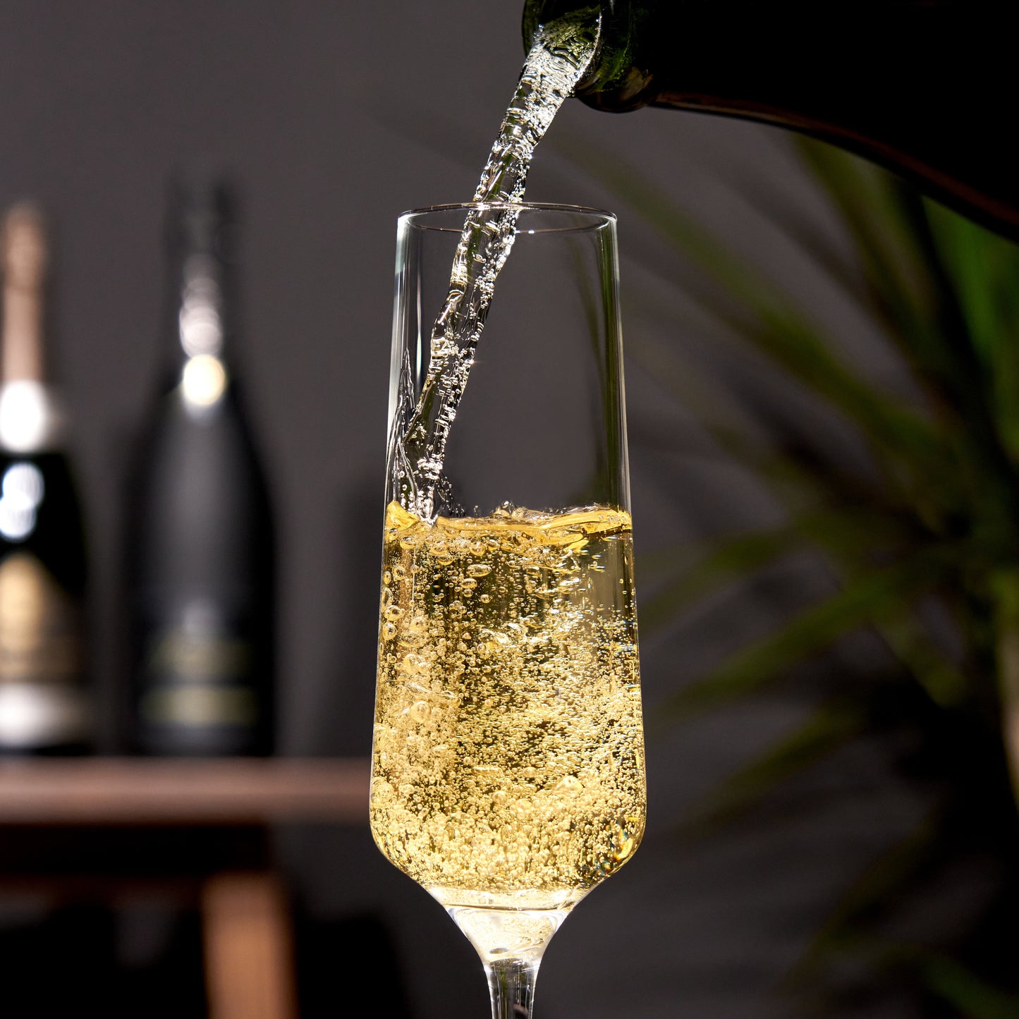 Reserve Inez Crystal and Champagne Flutes