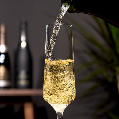 Reserve Inez Crystal and Champagne Flutes