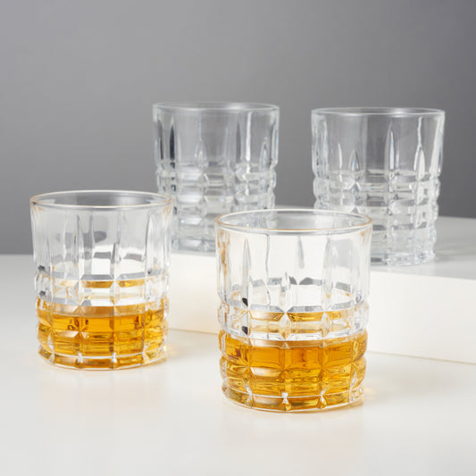 Highland Lead Free Crystal Tumbler Set of Four