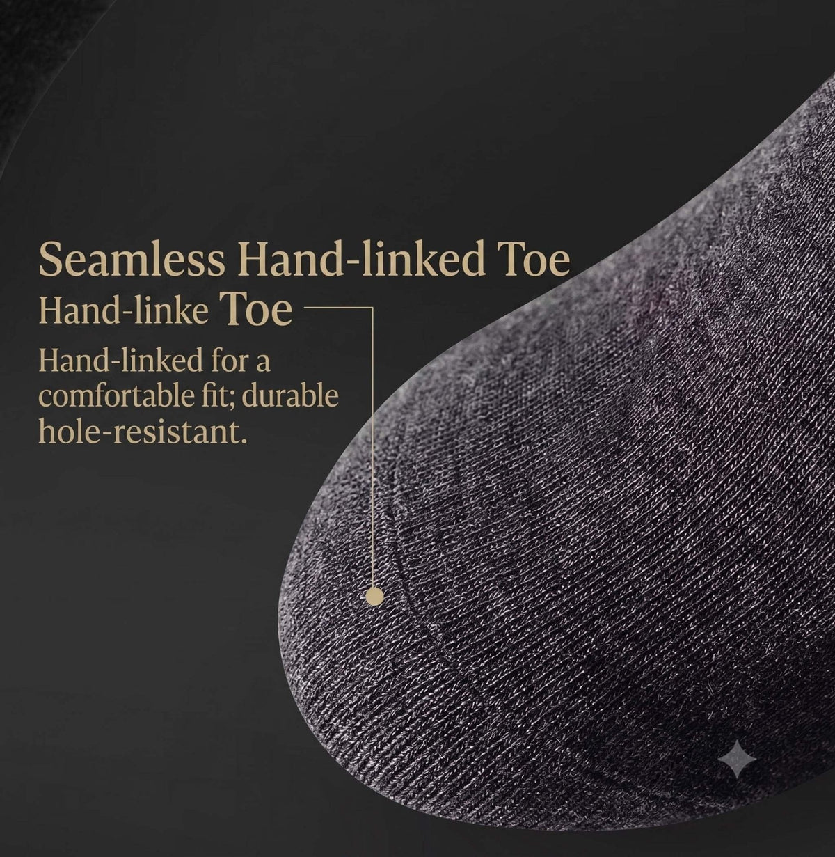 Seamless toe dress socks Shaketea, cotton blend crew socks, size 7-12, 5-pairs gray knit on Tampa Home & Garden Store