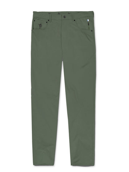 Seaport Pants olive green outdoor pants by White Water Life with front pockets and zip pocket on Tampa Home & Garden Store