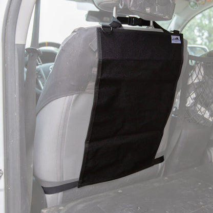 RiPouch Seatback Velcro Panel black seatback organizer with mounting straps by Flatirons on Tampa Home & Garden Store