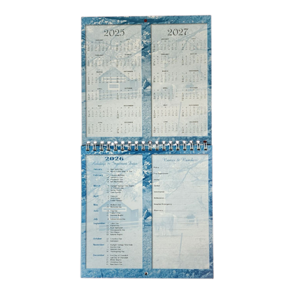 Vermont 2026 Mini Wall Calendar